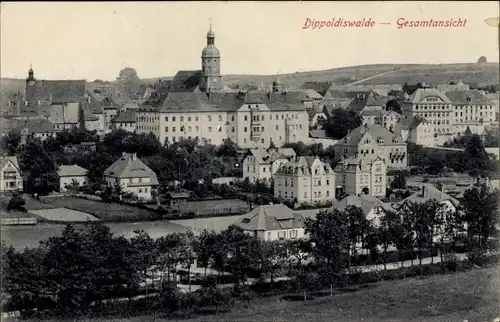 Ak Dippoldiswalde im Osterzgebirge, Gesamtansicht