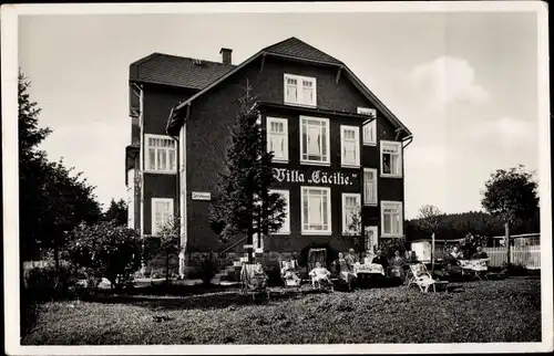 Ak Oberhof im Thüringer Wald, Villa Cäcilie