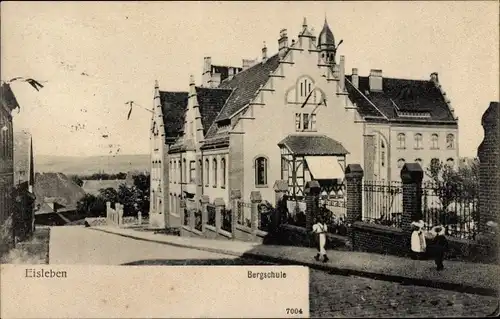 Ak Lutherstadt Eisleben, Bergschule