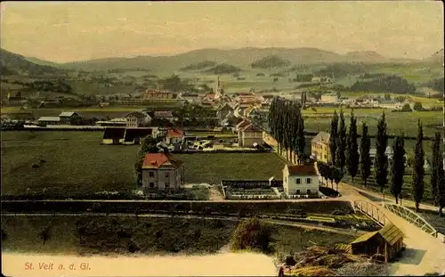 Ak Sankt Veit an der Glan Kärnten, Ortsansicht