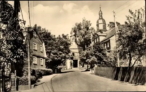 Ak Meuselbach Schwarzmühle Schwarzatal in Thüringen, Karl Marx Straße