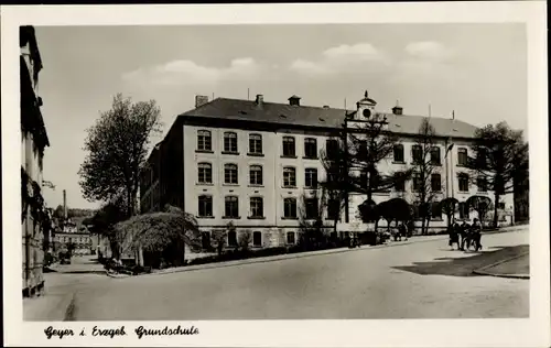 Ak Geyer Erzgebirge, Grundschule