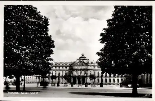 Ak Stuttgart in Württemberg, Neues Schloss