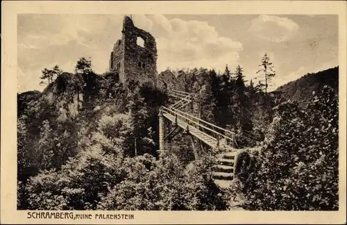 Ak Schramberg im Schwarzwald, Ruine Falkenstein