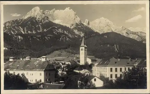 Ak Saalfelden am Steinernen Meer in Salzburg, Teilansicht