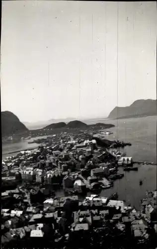 Ak Ålesund Aalesund Norwegen, Luftbild