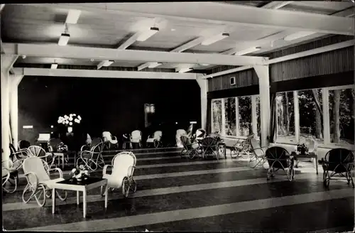 Ak Zeist Utrecht Niederlande, Driekoningenzaal van het Henry Dunant Huis van het Ned. Roode Kruis