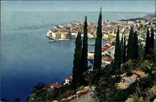 Ak Ragusa Dubrovnik Kroatien, Gesamtansicht