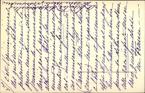 Künstler Ak Paar auf einem Schlitten bei der Abfahrt