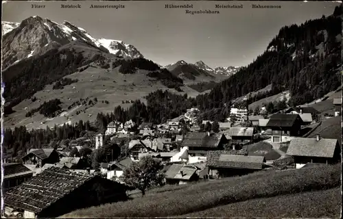 Ak Adelboden Kanton Bern Schweiz, gegen den Hahnenmoos-Pass