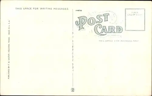 Ak Houston Texas USA, das Auditorium