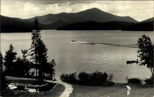 Foto Ak Lake Placid New York USA, Blick auf einen See