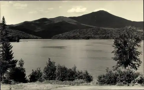 Foto Ak Lake Placid New York USA, Blick auf einen See