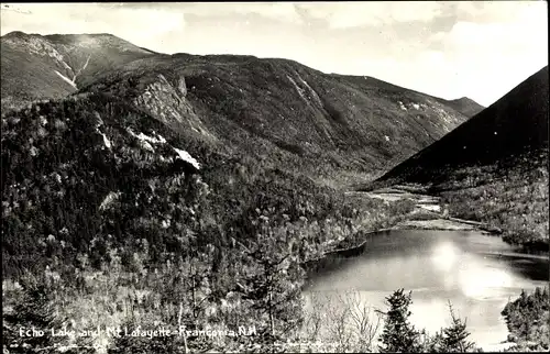 Ak Franconia New Hampshire, Echo Lake und Mt. Lafayette