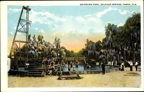 Ak Tampa Florida USA, Schwimmbad, Sulphur Springs