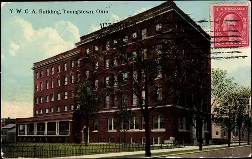 Ak Youngstown Ohio USA, YWCA-Gebäude