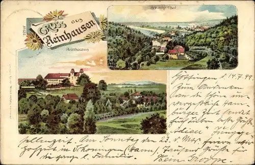 Litho Reinhausen Gleichen Landkreis Göttingen, Panorama, Bremketal