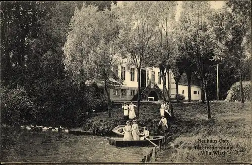 Ak Neuhaus an der Oste, Töchterpensionat Villa Wisch