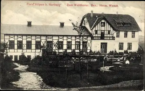 Ak Fleestedt Seevetal in Niedersachsen, Forst Höpen, Zum Waldkater