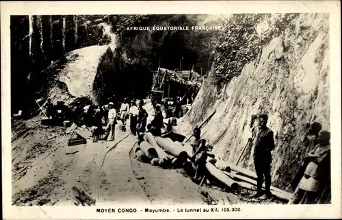 Ak Mayombe RD Kongo Zaire, Der Kil-Tunnel. 105.300
