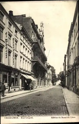 Ak Charleroi Wallonien Hennegau, Rue Leopold