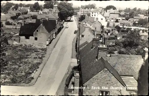 Ak Arnesby England East Midlands, vom Kirchturm