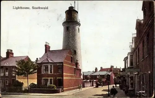 Ak Southwold Ostengland, Leuchtturm