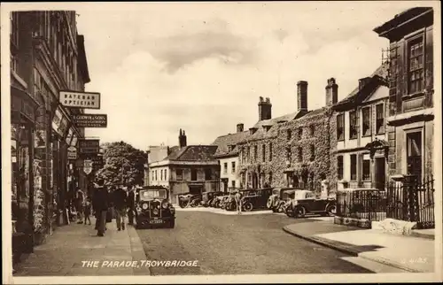 Ak Trowbridge Südwestengland, Die Parade