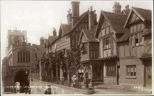 Ak Warwick Warwickshire England, Krankenhaus von Leicester