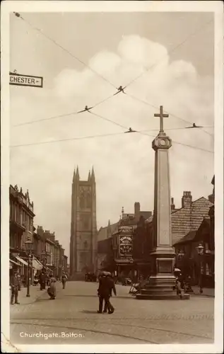 Ak Bolton Nordwestengland, Churchgate