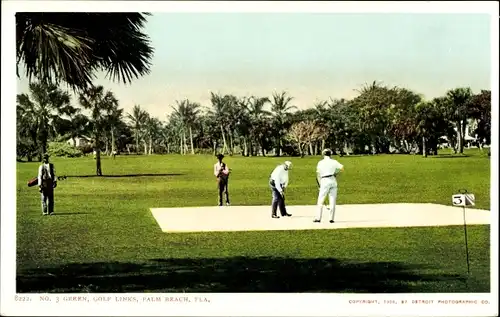 Ak Palm Beach Florida USA, No. 3 J. Green, golf links