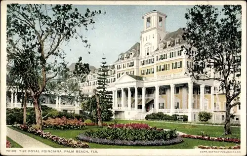 Ak Palm Beach Florida USA, the Royal Poinciana