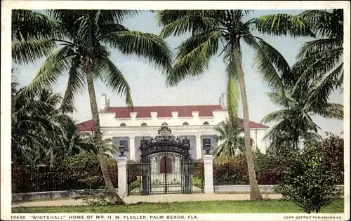 Ak Palm Beach Florida USA, Whitehall home of Mr. H. M. Flagler