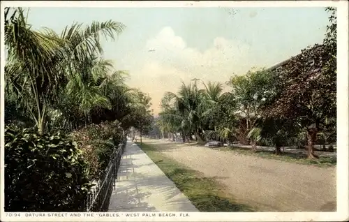Ak West Palm Beach Florida USA, Datura Street and the Gables