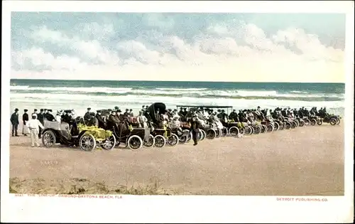 Ak Daytona Beach Florida USA, the line up Ormond Daytona Beach