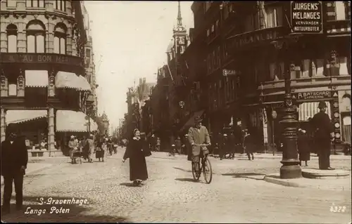 Ak 's Gravenhage Den Haag Südholland, Lange Poten