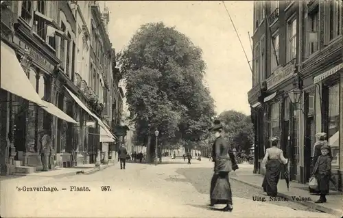 Ak 's Gravenhage Den Haag Südholland, Plaats, Geschäfte