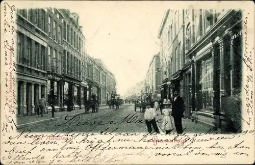 Ak 's Gravenhage Den Haag Südholland, Piet Heinstraat, Geschäfte