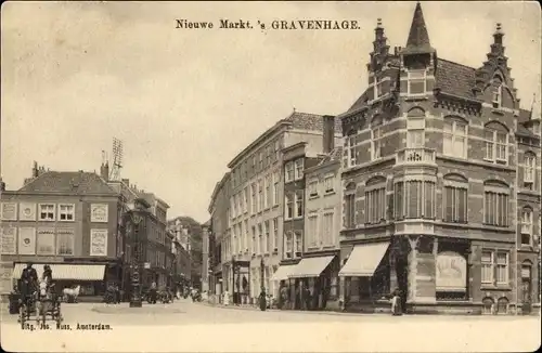 Ak 's Gravenhage Den Haag Südholland, Nieuwe Markt