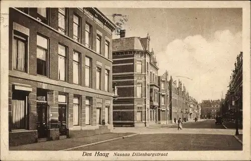 Ak Den Haag Südholland Niederlande, Nassau Dillenburgstraat