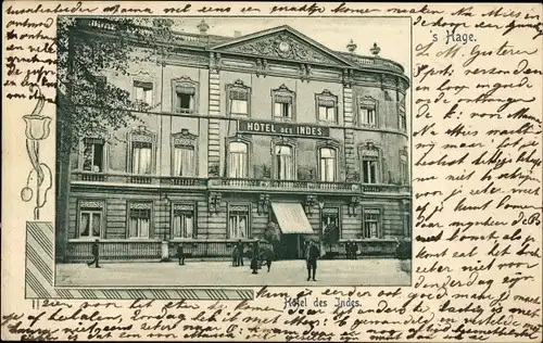 Ak Den Haag Südholland Niederlande, Hotel des Indes