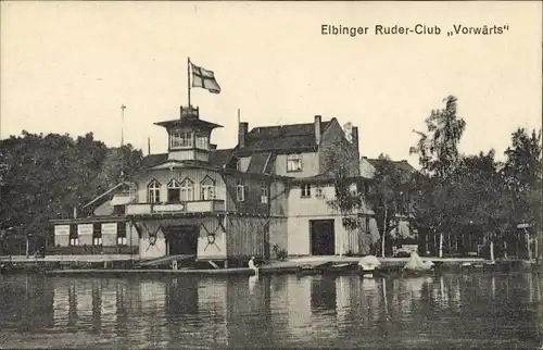 Ak Elbląg Elbing Westpreußen, Ruder-Club Vorwärts