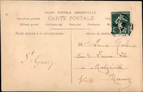 Buchstaben Ak Louise, Portrait einer Frau