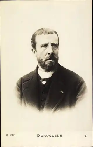 Ak Schriftsteller Paul Déroulède, Portrait