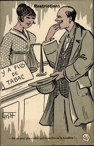 Künstler Ak Griff, Restrictions, There’s More Tobacco