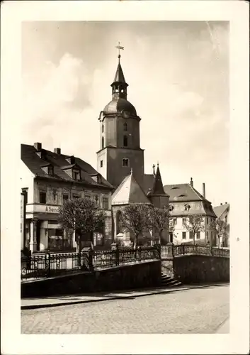 Ak Meerane in Sachsen, Neumarkt, Kirche