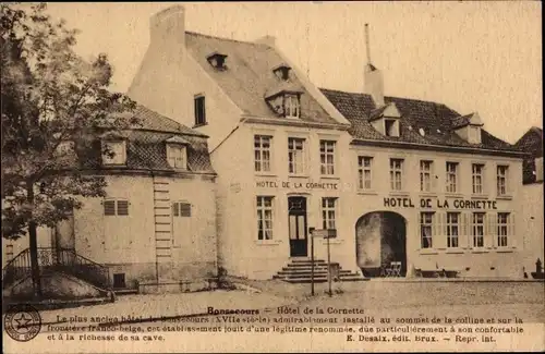 Ak Bon Secours Bonsecours Péruwelz Hennegau, Hotel de la Cornette