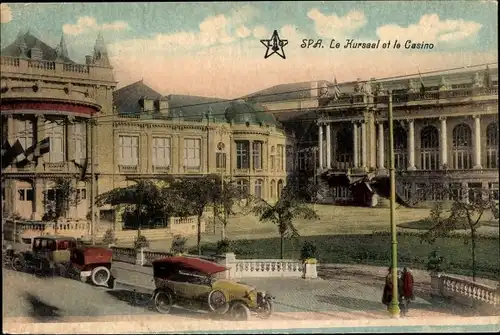 Ak Spa Wallonie Liège, der Kursaal und das Casino