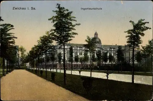 Ak Zwickau in Sachsen, Ingenieurschule