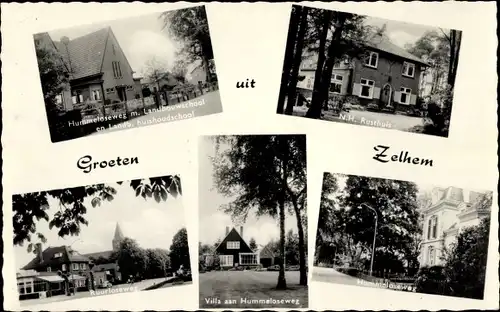 Ak Zelhem Gelderland Niederlande, N. H. Rusthuis, Landgebouwschool